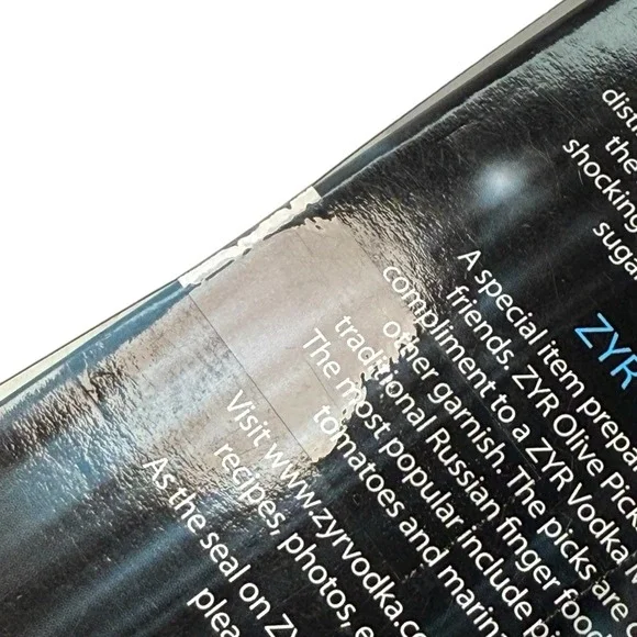 NOS ZYR Russian Vodka Olive Picks (4) Glass Swizzle Stirrers Cocktail Barware - Picture 3 of 5